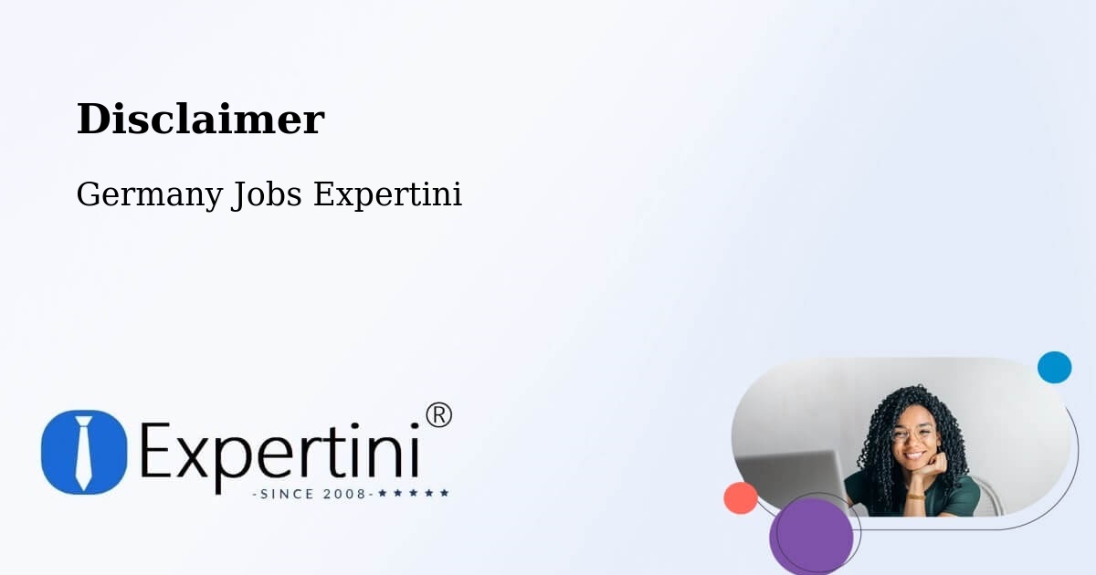 Disclaimer – Wittingen - Germany Jobs Expertini