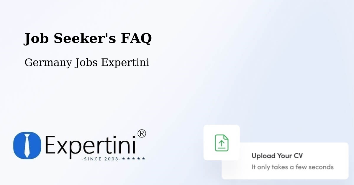 Job Seeker FAQ – Wittingen - Germany Jobs Expertini
